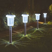 Smart Garden RayLite 4 Pack Carry Pack Solar Stake Lights (1012085)