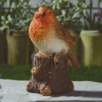 Smart Garden Robin Song Musical Solar Statue (1020008)