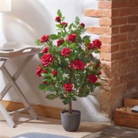 Smart Garden Ruby Red 80cm Artificial Potted Rose (5607560)