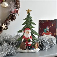 Three Kings 25cm TreeStar! Christmas Standing Decoration -Santa (2530098)