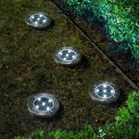 Smart Garden Up Light Solar Powered 5 Lumen - 4 Pack (1007017)