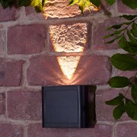 Smart Garden Wall Fence & Post Solar Light 2 Pack 10 Lumen (1007042)