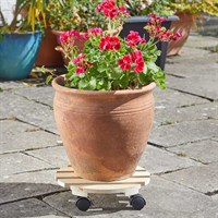 Smart Garden Wooden Pot Caddy 30 cm (6070002)