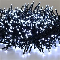 Snowlodge 1320 LED Cool White Cluster Christmas Lights (CLU1320CW)