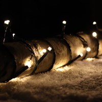 Snowlodge 20 LED Warm White Battery Christmas String Lights (STBO20WW)
