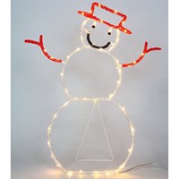 Snowlodge 59cm LED Snowman Outdoor Christmas Light Up Decoration (YSNOWLGLED)