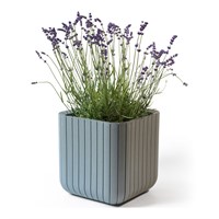 Stewart Garden 39.5cm Medium Cube Planter - Green (263633)