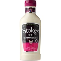 Stokes Real Mayonnaise Squeezy Bottle 420mls (SKMYRE033/SQ1)