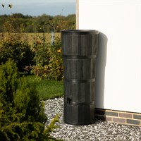 Strata Oakwood Effect Water Butt - 150L Set Black (GN470-BLK)