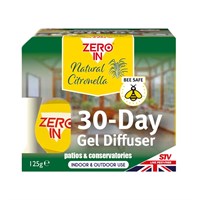 STV Zero In 30 Day Citronella Gel Diffuser (ZER871)