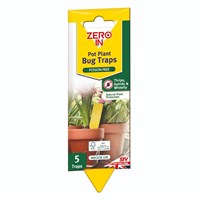 STV Zero In Pot Plant Bug Traps - 5 Pack (ZER017)