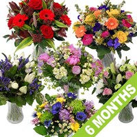 Longacres Bouquet of the Month - 6 Month's Subscription