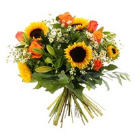 Summer Solstice Hand Tied Floral Bouquet