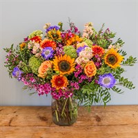 Sunflower Festival Autumn Floral Hand Tied Bouquet