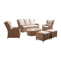 Sunnii Sardinia Beige 3 Seat Lounge CoffeeOutdoor Garden Furniture  Set