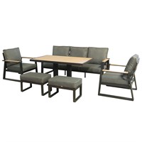 Supremo Asher Lounge Outdoor Garden Furniture Dining Set