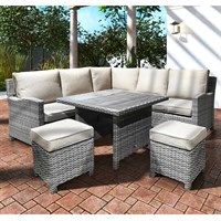 Supremo Athena Mini Modular Outdoor Garden Furniture Corner Lounge Set (765940)