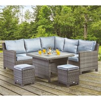 Supremo Athena Mini Modular Outdoor Garden Furniture Corner Lounge Set (765940)