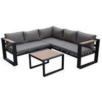 Supremo Kingston Corner Coffee Outdoor Garden Furniture Set