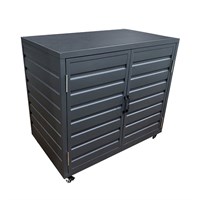 Supremo Melbury Dark Grey Outdoor Garden Storage Cabinet