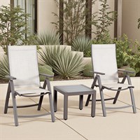 Supremo Milan In-Between Reclining Outdoor Garden Furniture Set