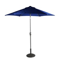 Supremo Riviera 2.5m Deluxe Crank Parasol Denim Blue