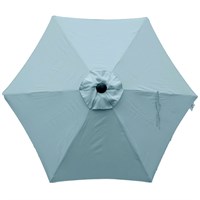 Supremo Riviera 2.5m Deluxe Crank & Tilt Parasol in Duck Egg Blue (R2.5(9)DEB)
