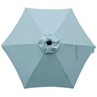 Supremo Riviera 3.0m Deluxe Crank & Tilt Parasol in Duck Egg Blue (R3.0(9)DEB)