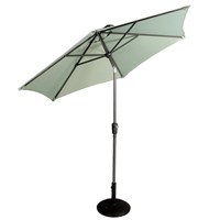 Supremo Riviera 3.0m Deluxe Crank Parasol in Oasis Green (R3.0(9)ODG)