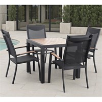 Supremo Roma 4 Seat Square Outdoor Garden Furniture Set