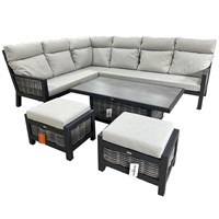 Supremo Sunning Corner Sofa Outdoor Garden Furniture Set