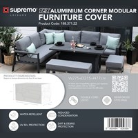 Supremo TEX Aluminium Corner Set Garden Furniture Cover (188.371.22)