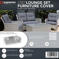 Supremo TEX Lounge Coffee Set Garden Furniture Cover (188.218.22)