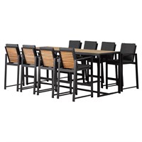 Supremo Vermont 8 Seat Outdoor Garden Furniture Bar Set