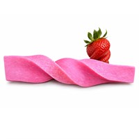 The Tatty Yak Twisted Strawberry Lrg Yak Milk Dog Chew (TWSTL)