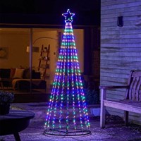 Three Kings 1.8m Twinkle Tree Light Up Christmas Decoration - Multi-coloured (2506003)