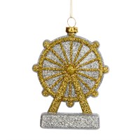 Three Kings 11cm Ferris Wheel Hanging Christmas Tree Decoration (2534086)