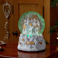 Three Kings 12cm Fantasy Forest Light Up Musical Christmas Snow Globe Decoration (2537031)