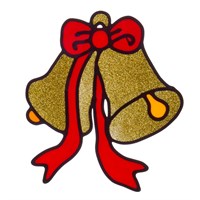Three Kings 15cm Bell Christmas Window Sticker (2592005)