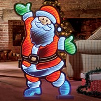 Three Kings 180cm Father Christmas Standing Infinity Light (2508001)
