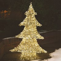 Three Kings 1m Titan Gold Christmas Tree Light Up Decoration (2506210)