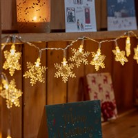 Three Kings 20 Snoflake LED Christmas String Lights (2507002)