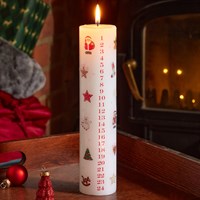 Three Kings 22cm Traditional Christmas Advent Candle (2523200)