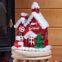 Three Kings 23cm Tinsel Frosty Home Christmas Decoration (2530182)