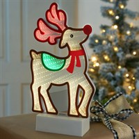 Three Kings 28cm Table Top DeerFinity Reindeer Infinity Christmas Light (2508017)