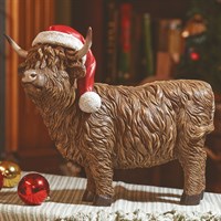Three Kings 33cm Highland Cow Standing Majestic Christmas Table Decoration (2530193)