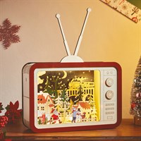 Three Kings 33cm Santa's TeleTown! Light Up Christmas Decoration (2590070)