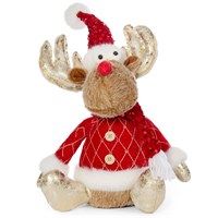 Three Kings 35cm Golden Prancer Seated Christmas Decoration (2531596)