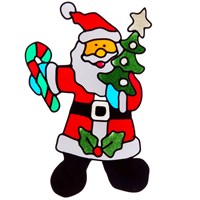 Three Kings 35cm Santa Christmas Window Sticker (2592155)