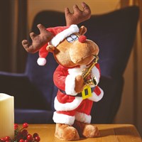 Three Kings 35cm Saxophone Rudy Dancing & Musical Christmas Novelty (2591004)